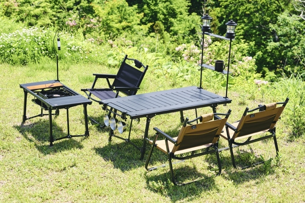 予約即完売した「Alpen Outdoors アルミユニットテーブル」が、パワーアップして新登場！ 2つのサイズ＆オプションパーツを徹底大解剖！  Alpen Group Magazine | アルペングループマガジン
